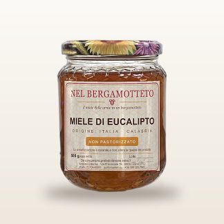 Vasetto di miele di eucalipto Nel Bergamotteto da 500 g